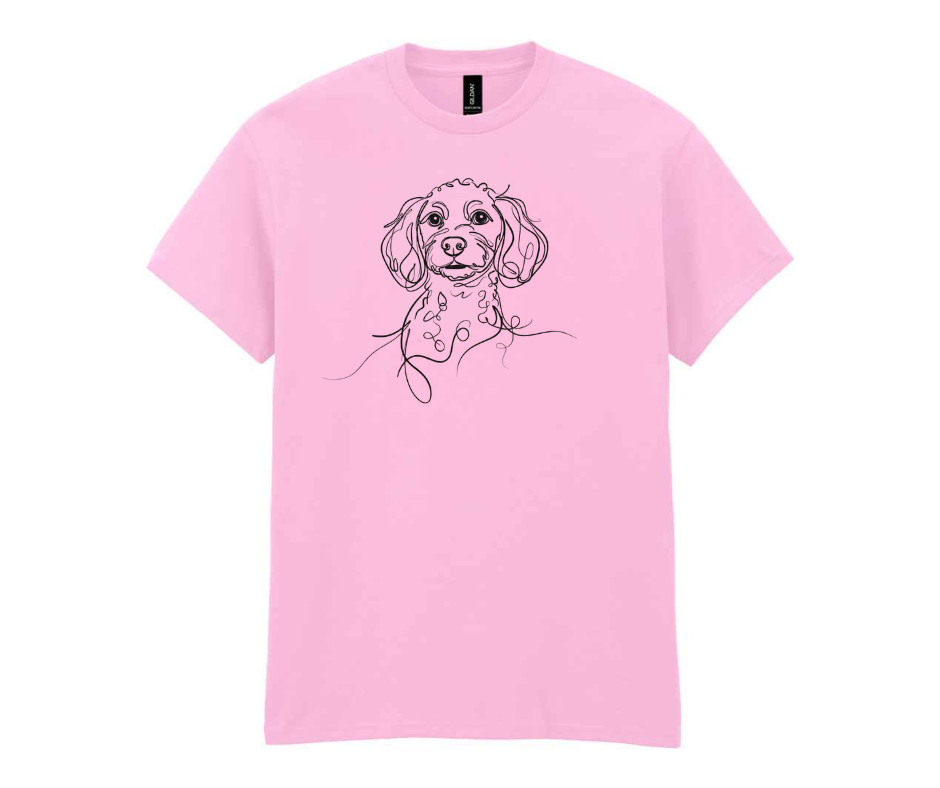 Doggo t-shirt - Pink