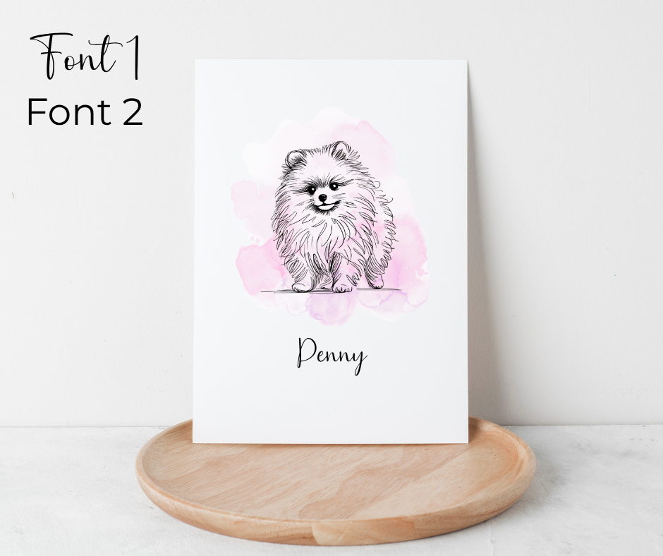 Personalised art prints