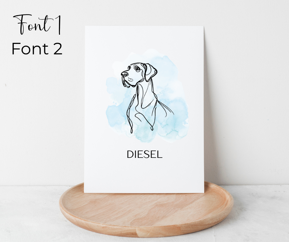 Personalised art prints