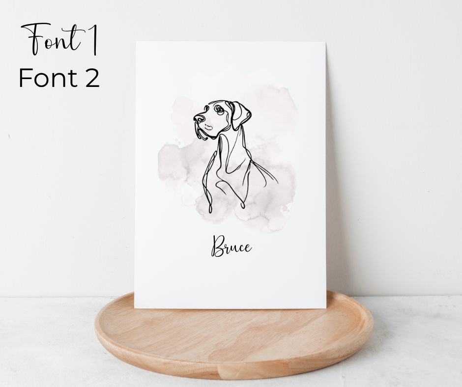 Personalised art prints