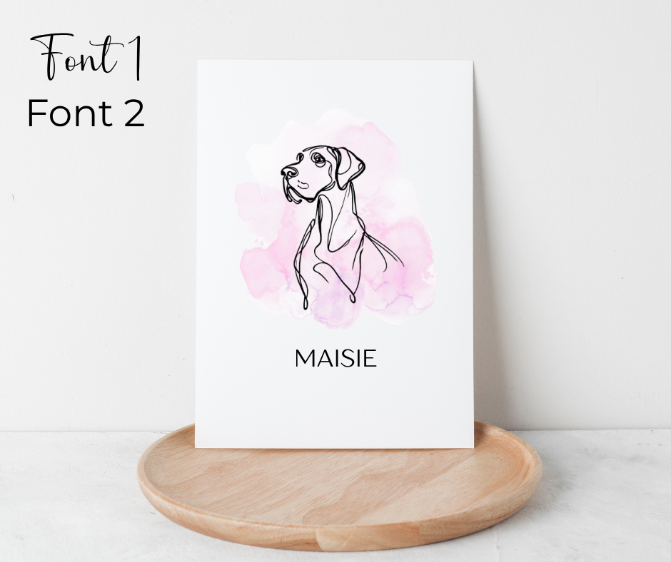 Personalised art prints