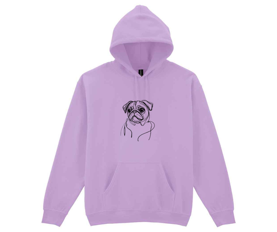 Minimalist doggy jumper - Purple
