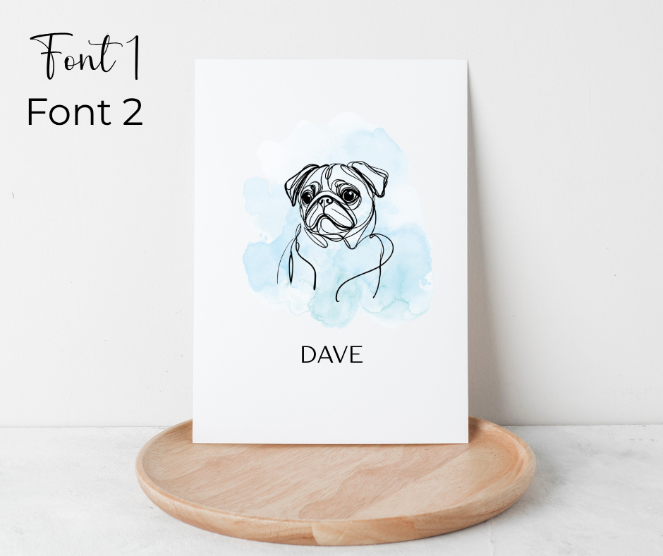 Personalised art prints