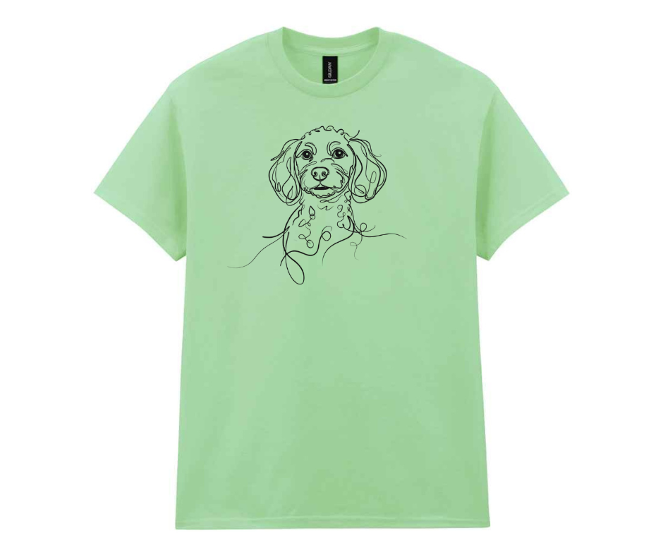 Doggo t-shirt - Mint