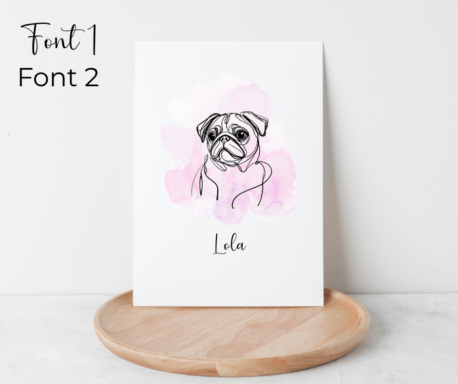 Personalised art prints