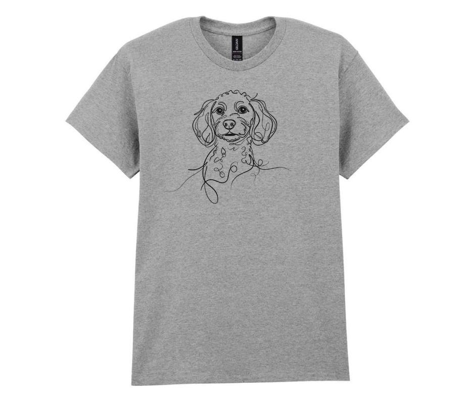 Doggo tshirt - Grey