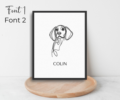 Doggo art prints