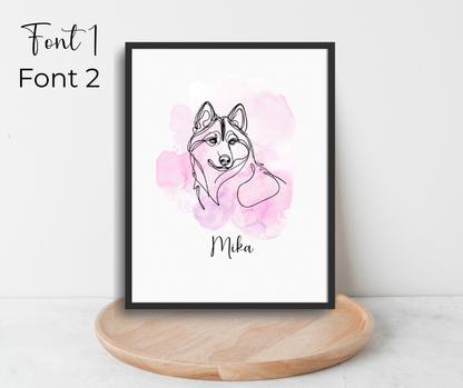 Doggo art prints