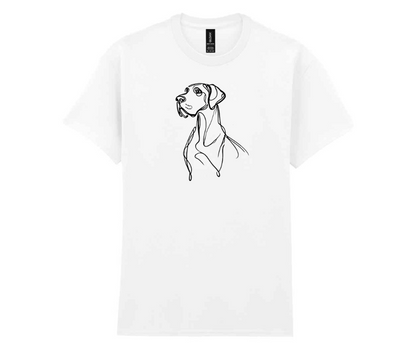 Minimalist doggy t-shirt - White