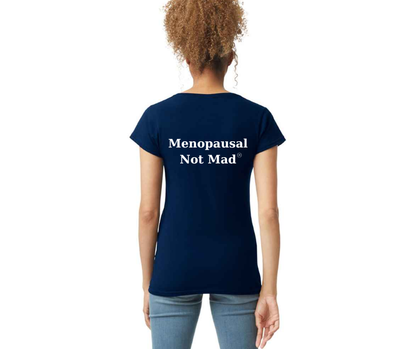 T-shirt range for Menopausal Not Mad - V neck