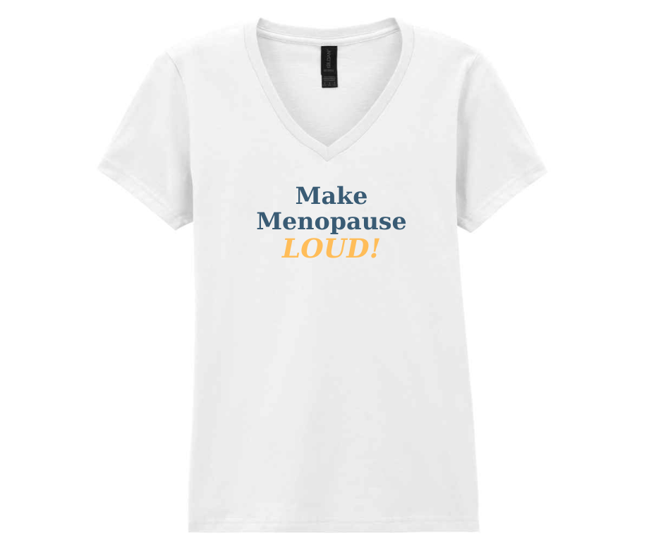 T-shirt range for Menopausal Not Mad - V neck