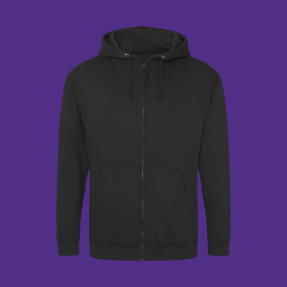 Be More Irregular zipped hoodie