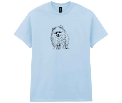 Minimalist doggy t-shirt - Blue