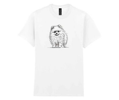 Minimalist doggy t-shirt - White