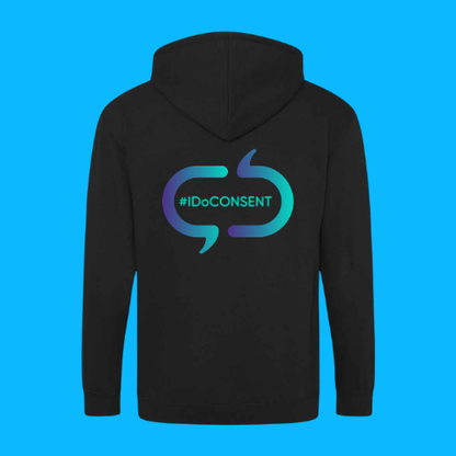 #IDoCONSENT zipped hoodie