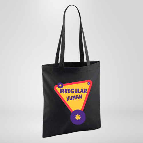 Irregular Human Tote Bag
