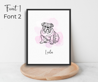 Doggo art prints