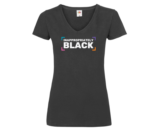Inappropriately Black - V neck