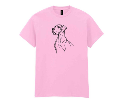 Minamilist doggy t-shirt - Pink