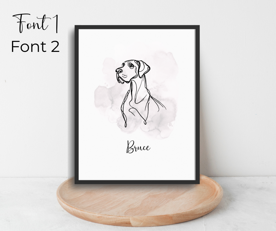Doggo art prints