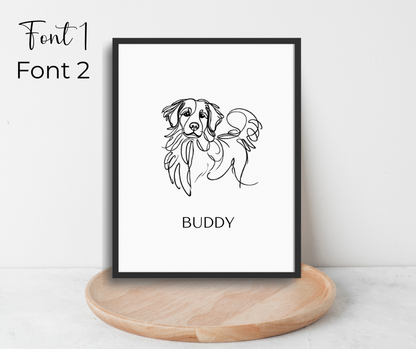 Doggo art prints