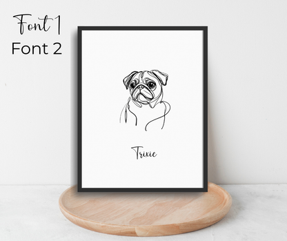 Doggo art prints