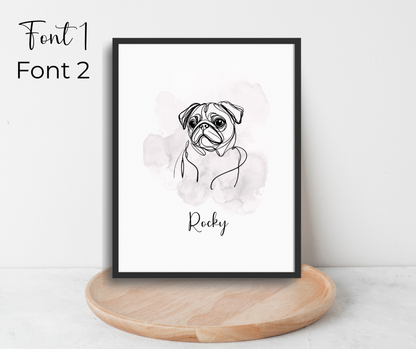 Doggo art prints