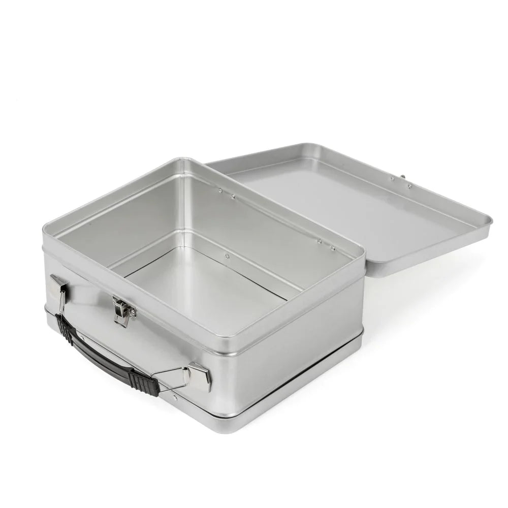 Silver Metal Lunchbox